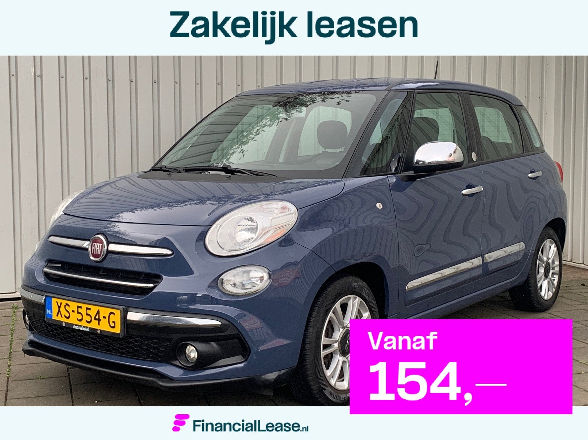 Fiat 500 L 0.9 TwinAir PopStar|Navigatie|Airco|, Dealer onderhouden, Stof, Gebruikt, Origineel Nederlands