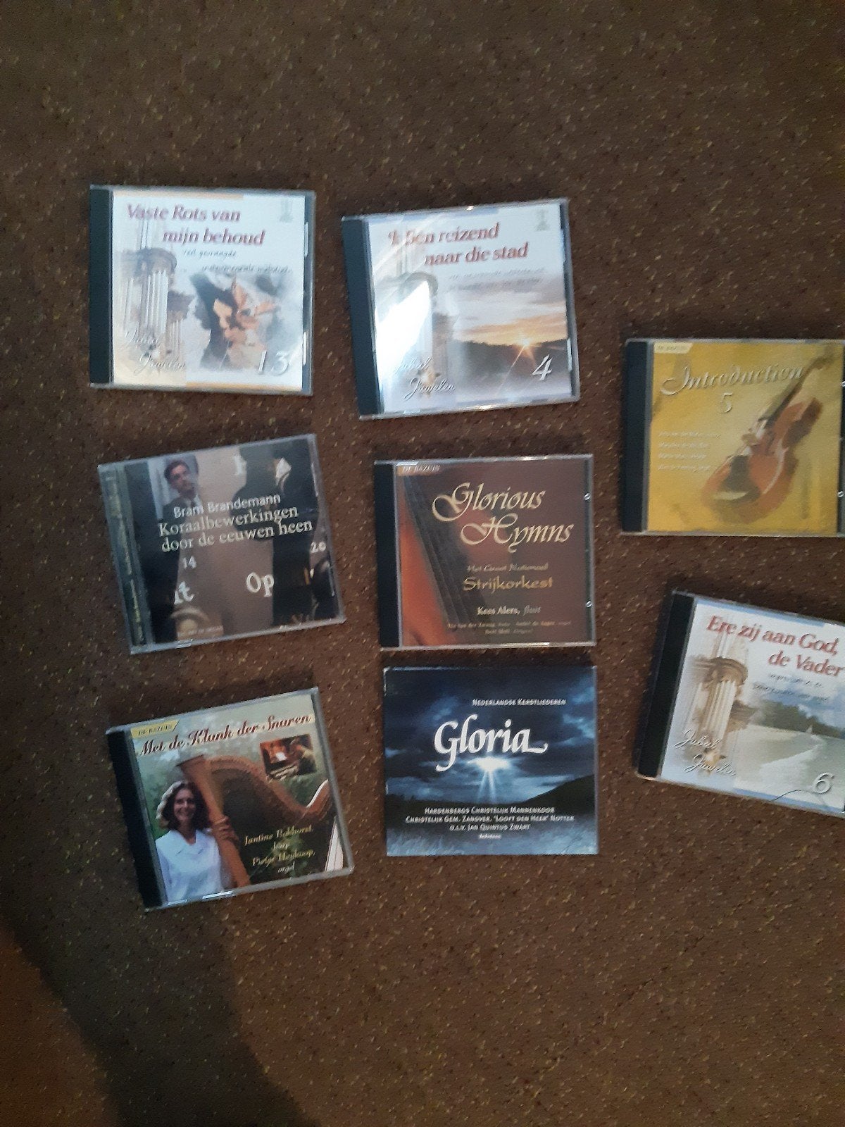 8 CD's met psalmen en geestelijke liederen, Cd's en Dvd's, Ophalen of Verzenden, Gebruikt, Geestelijke liederen, Album