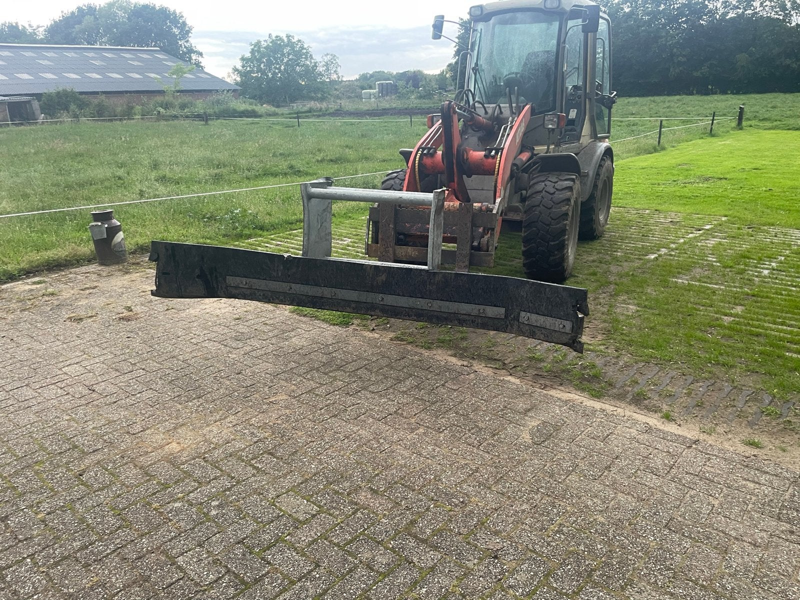 Schuif voor shovel of heftruck, Ophalen