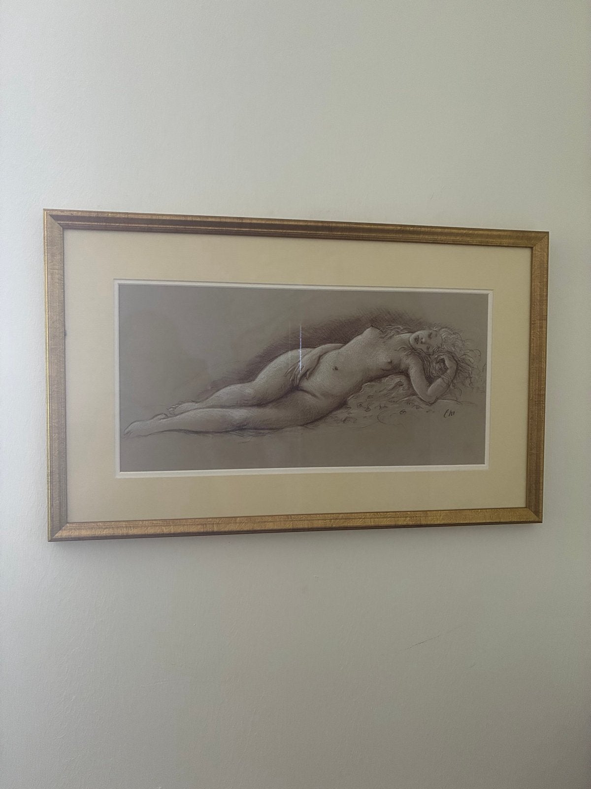 cornelis le mair, Ophalen of Verzenden, Tekening, Potloodtekening, Ingelijst