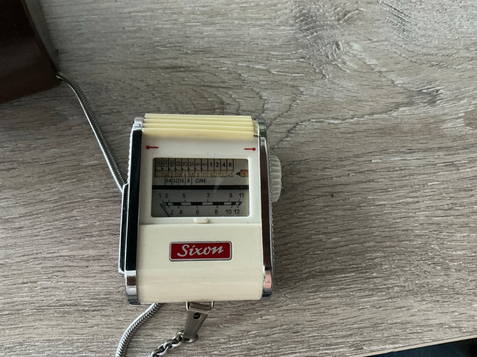 Vintage Gossen Sixtron Lichtmeter met Leren Hoes, Overige merken, Lichtmeter, Ophalen of Verzenden, Gebruikt