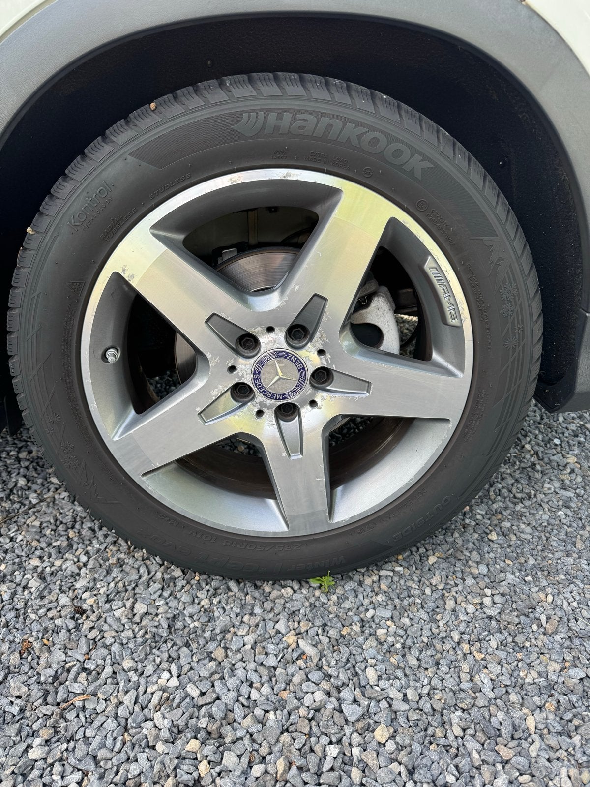Mercedes GLA Velgen - Hankook Winter I*cept, Auto-onderdelen, Banden en Velgen, Gebruikt, Banden en Velgen, Winterbanden, 235 mm