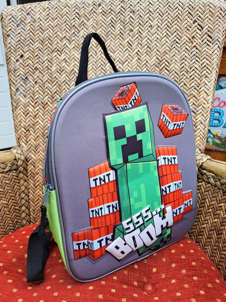 Minecraft rugzak, Sieraden, Tassen en Uiterlijk, Ophalen of Verzenden, Zo goed als nieuw, Overige merken