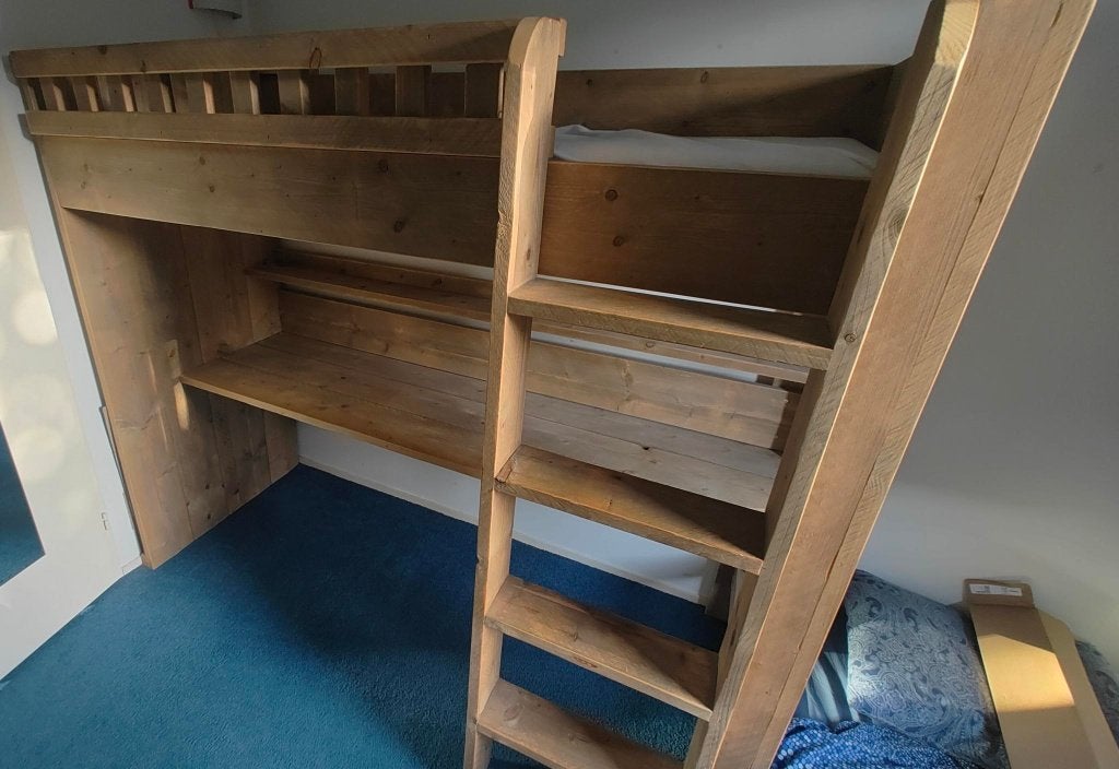 Hoogslaper Jorg, steigerhout, Ophalen, Gebruikt, Hoogslaper