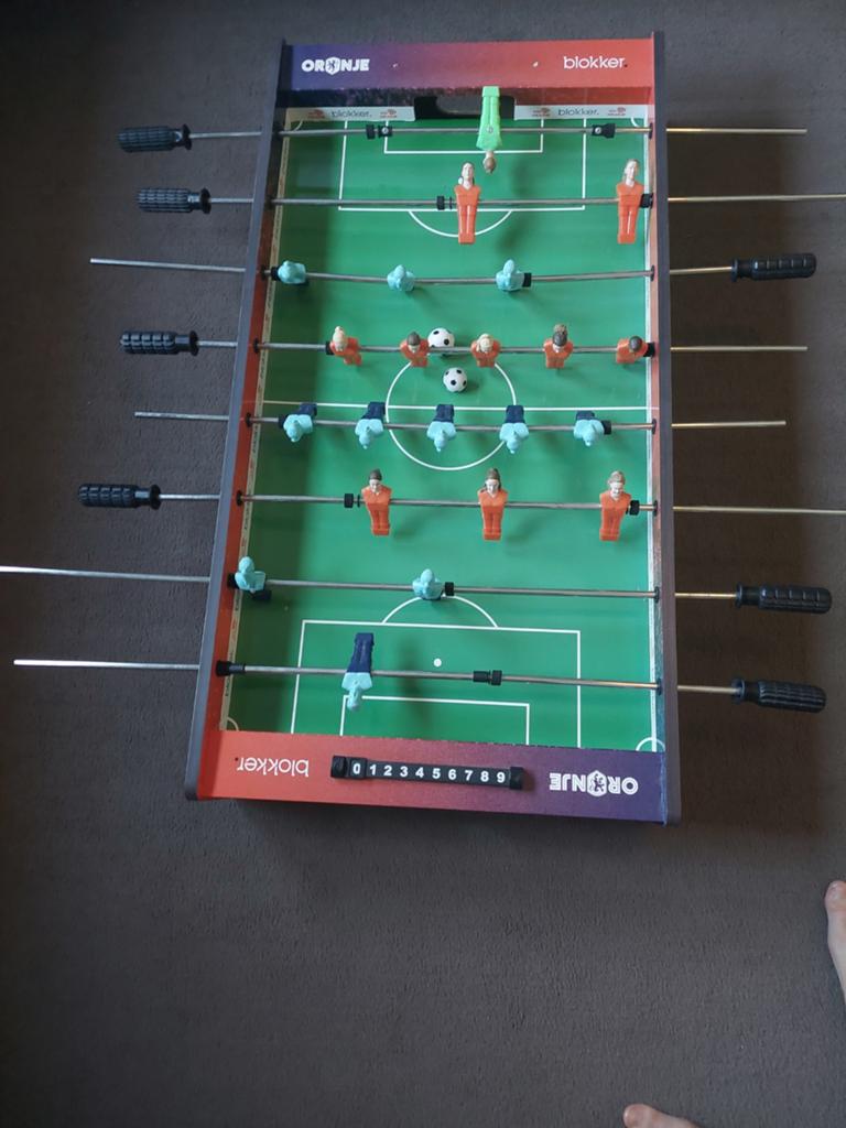 Dames Voetbalspel - Oranje Leeuwinnen Tafelvoetbal, Ophalen, Gebruikt