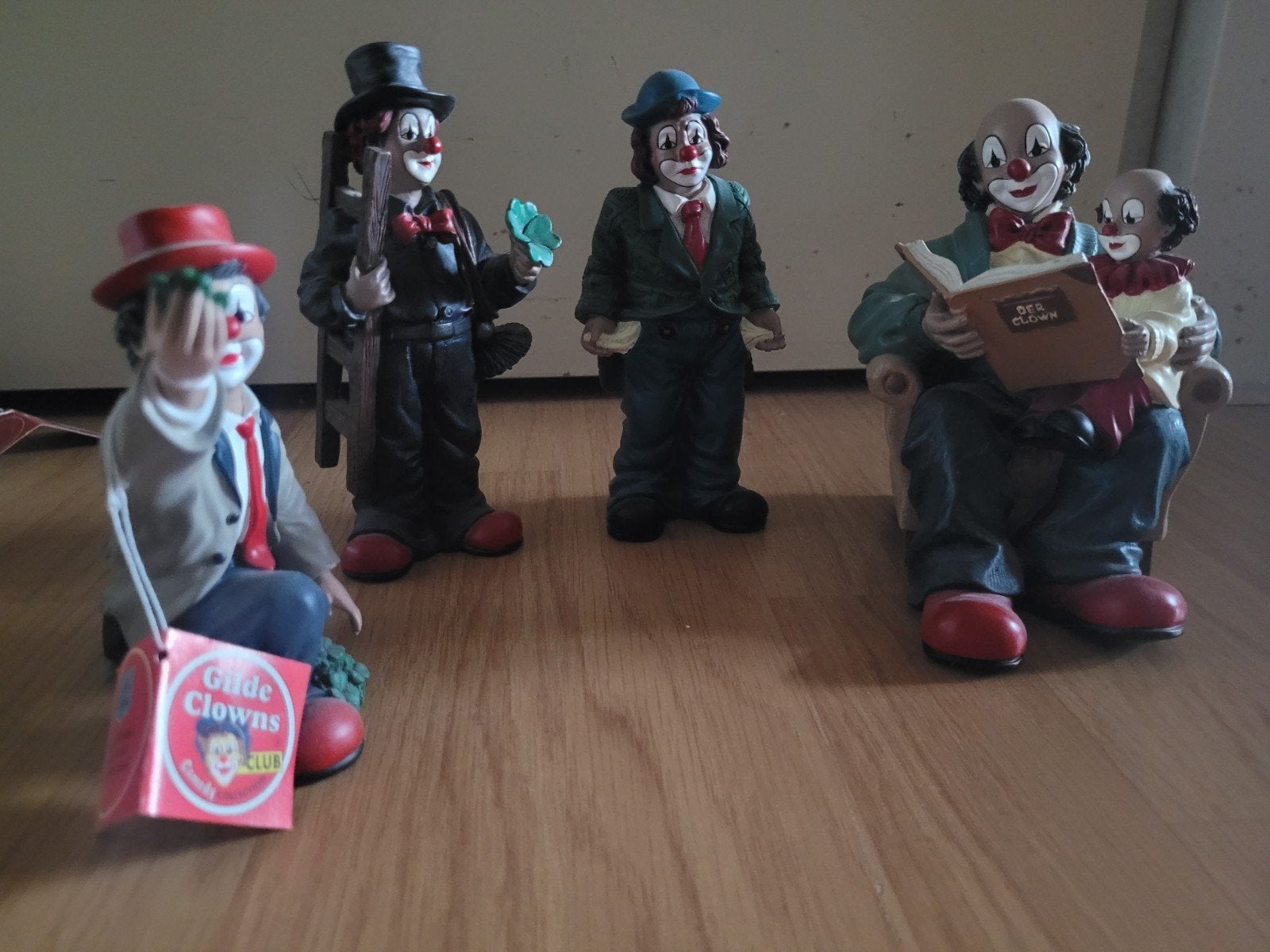 Set van 4 Gilde Clowns verzamelbeeldjes - Jaren '90/2000, Ophalen, Zo goed als nieuw
