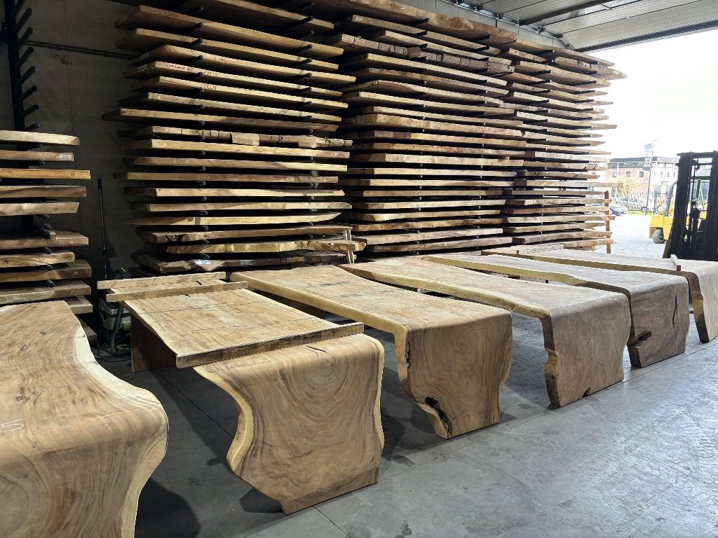 Watervaltafel suar 320 cm – 3,2 meter watervaltafel (A17), Ophalen, 200 cm of meer, Metaal, Rechthoekig
