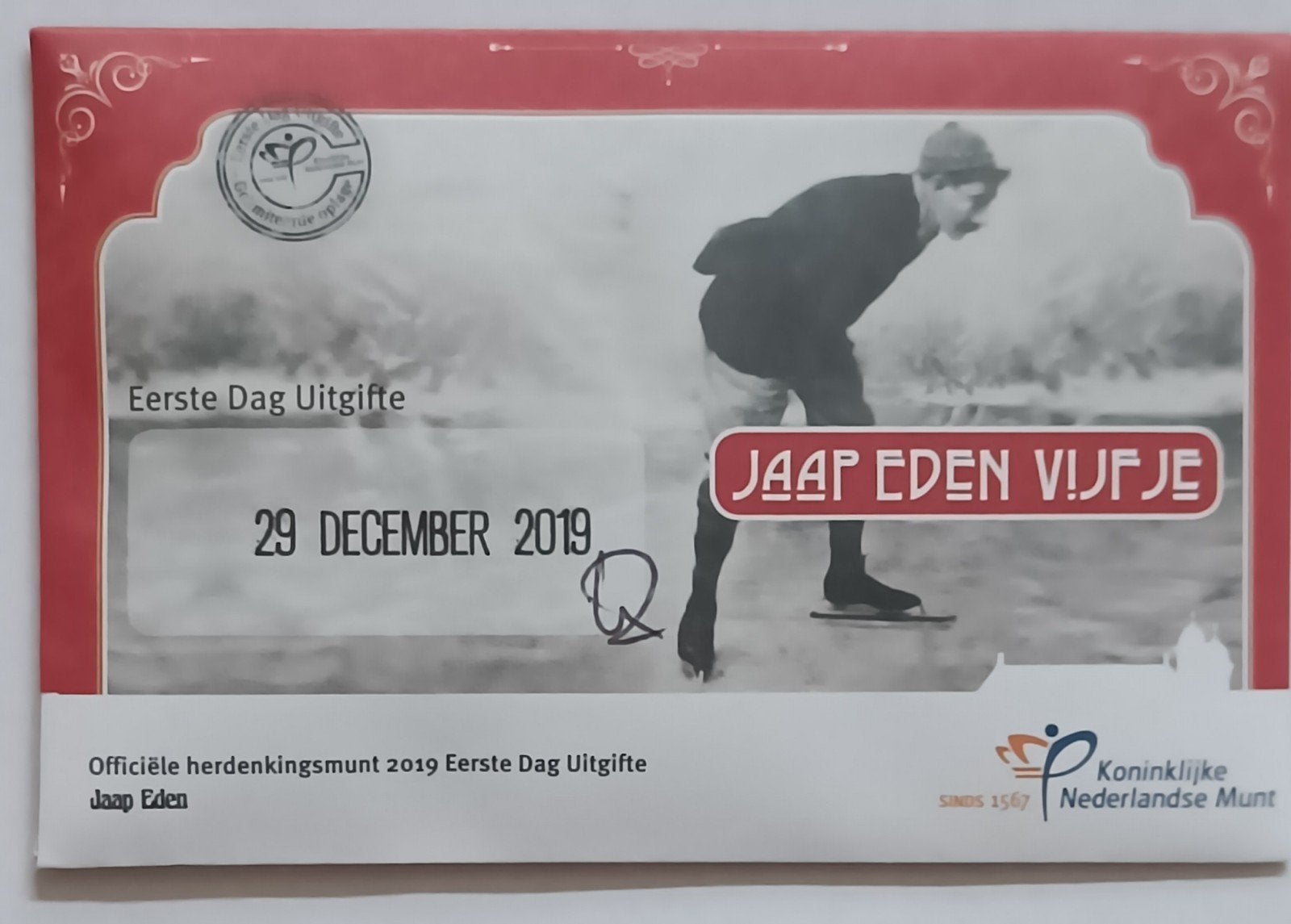 Eerste dag Jaap Eden Vijfje, Ophalen