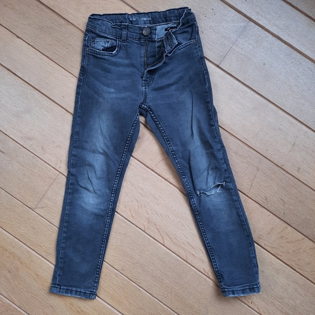 ZARA spijkerbroek Skinny Fit grijs maat 122, Broek, Ophalen of Verzenden, Zo goed als nieuw, Zara