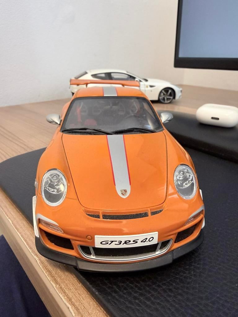 Porsche GT3RS 4.0 Autoart, Hobby en Vrije tijd, Modelauto's | 1:18, Ophalen of Verzenden, Zo goed als nieuw, Autoart