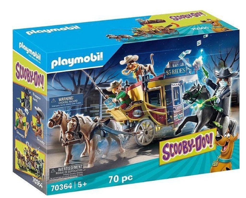 PLAYMOBIL 70364 SCOOBY-DOO! Wilde Westen Koets Nieuw, Complete set, Voertuig, Nieuw, Ophalen of Verzenden