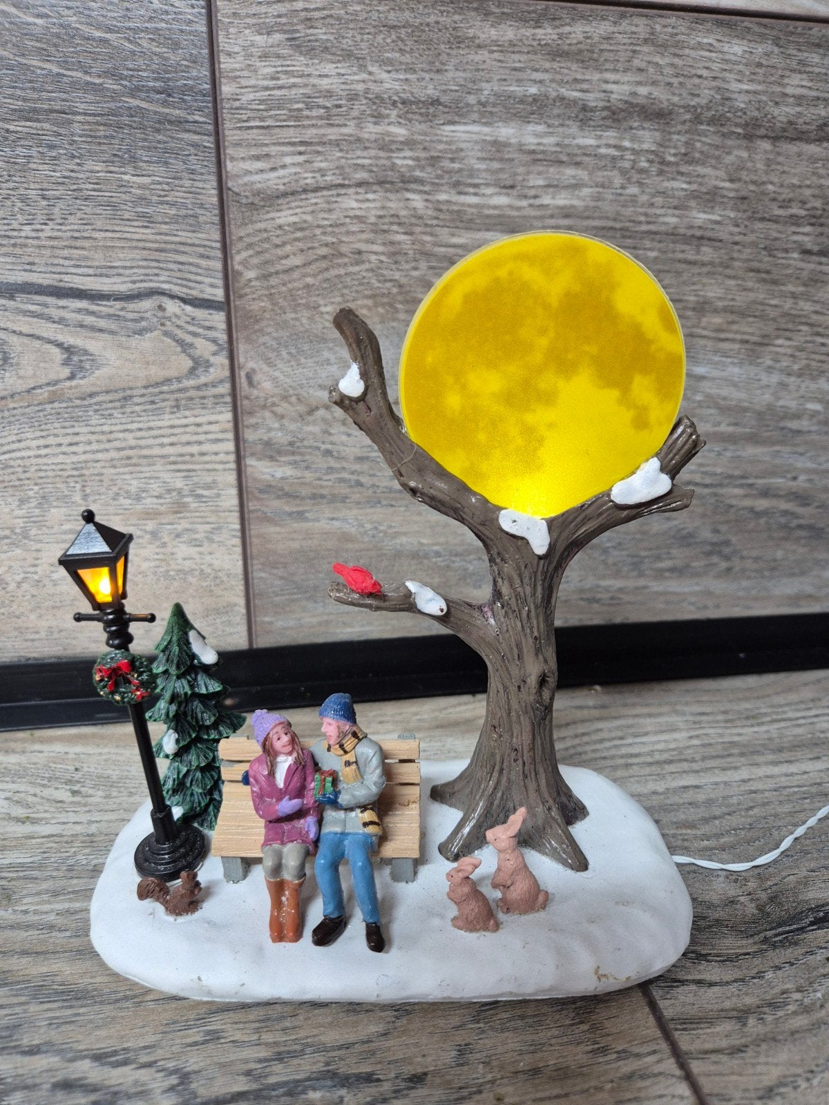 lemax prachtig item verlicht kerstdorp kersthuisjes, Diversen, Kerst, Ophalen of Verzenden, Zo goed als nieuw