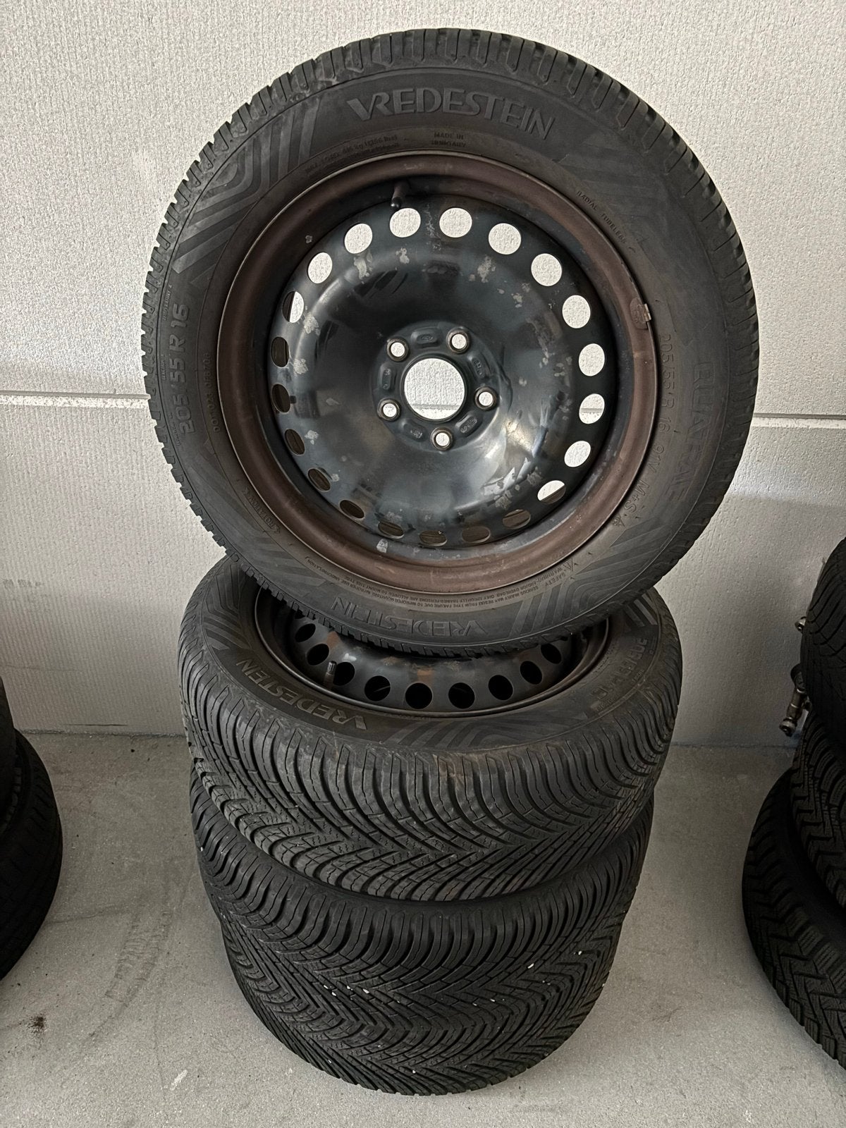 5x108 4 All-season banden 205/55 R16 Ford Focus 6mm profiel, Gebruikt, 16 inch, All Season, Band(en)
