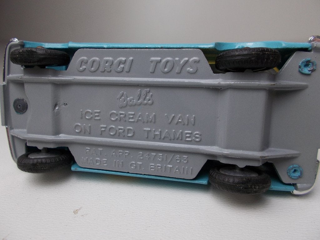1965 Corgi Toys 447 WALLS ICE CREAM I.z.g.st.!, Ophalen of Verzenden, Zo goed als nieuw, Auto, Corgi