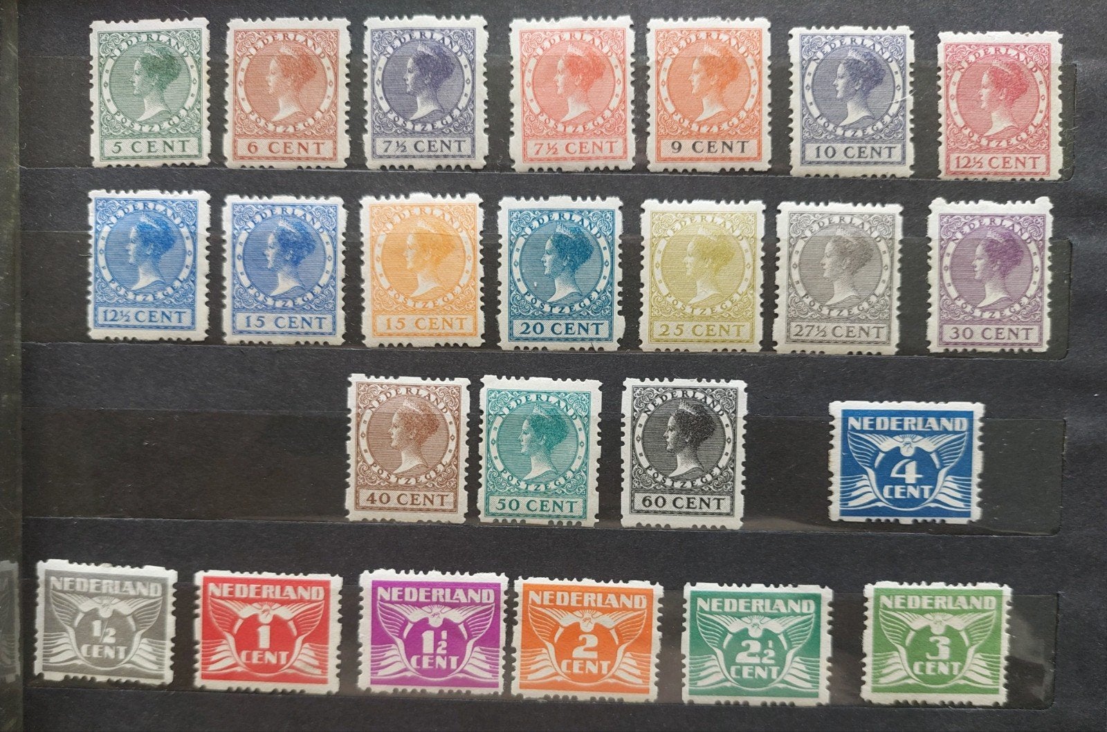 Postzegels 1928 4 zijdige Roltanding R33-R60 postfris., Postzegels en Munten, Postzegels | Nederland, Ophalen of Verzenden, T/m 1940
