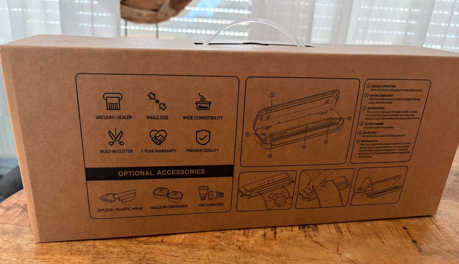 Te koop vacuum aparaat, Ophalen, Nieuw, Overige materialen