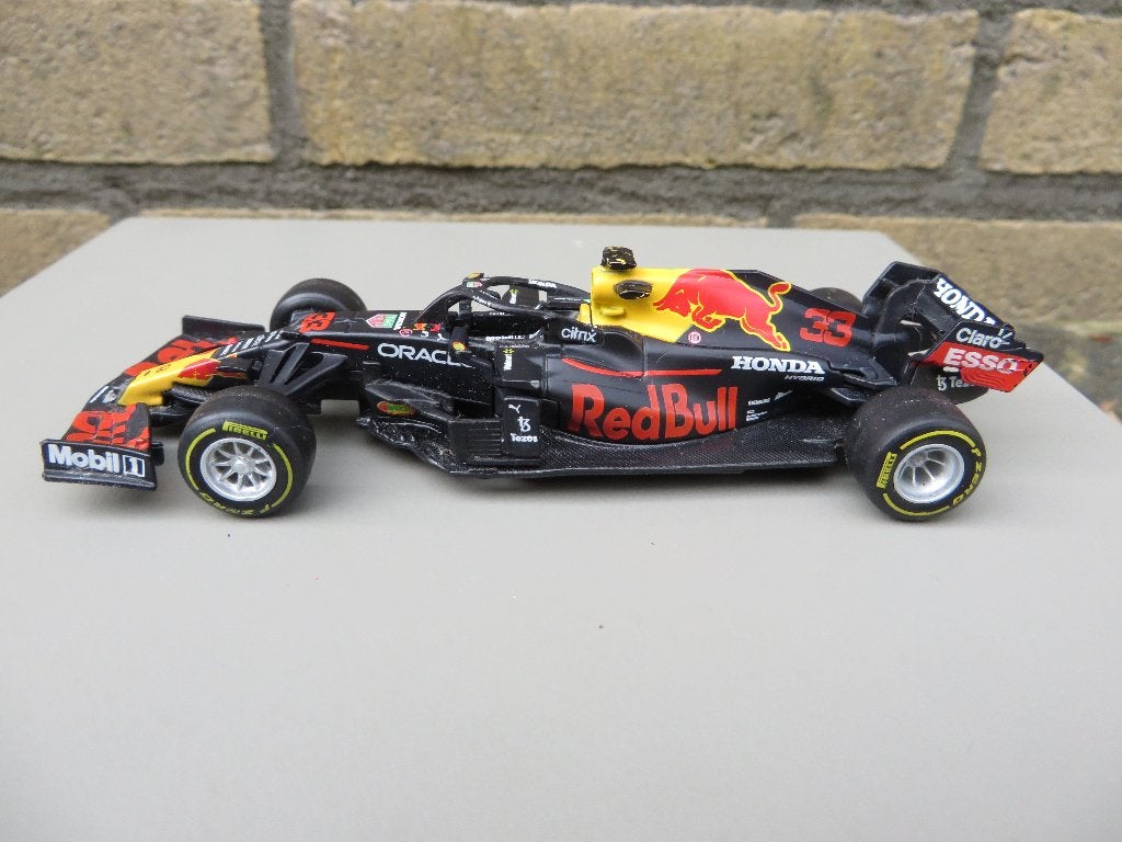 Burago 1:43 Red Bull Racing RB16B Max Verstappen, Ophalen of Verzenden, Gebruikt, Auto, Overige merken