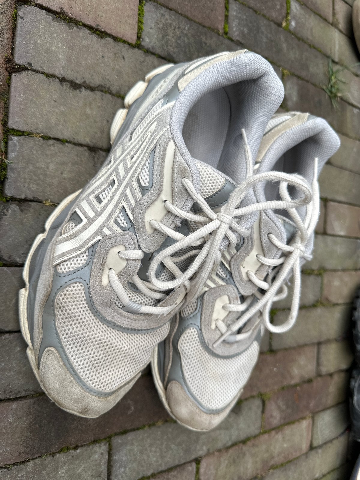 ASICS GEL-Kayano sneakers - Grijs/Wit, Ophalen of Verzenden, Gedragen, Grijs, Sneakers of Gympen