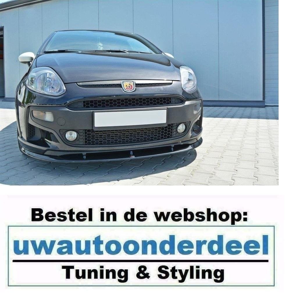 Maxton Design Spoiler Lip Splitter Voor Fiat Punto Evo Abart, Verzenden