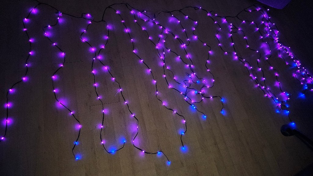 Kerst Ijspegel RGB Verlichting! 3m x 1,30 meter! NIEUW!, Diversen, Ophalen of Verzenden, Nieuw