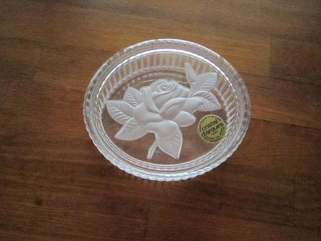 Cristal d'argues glazen doosjes+deksels., Ophalen of Verzenden, Nieuw, Glas