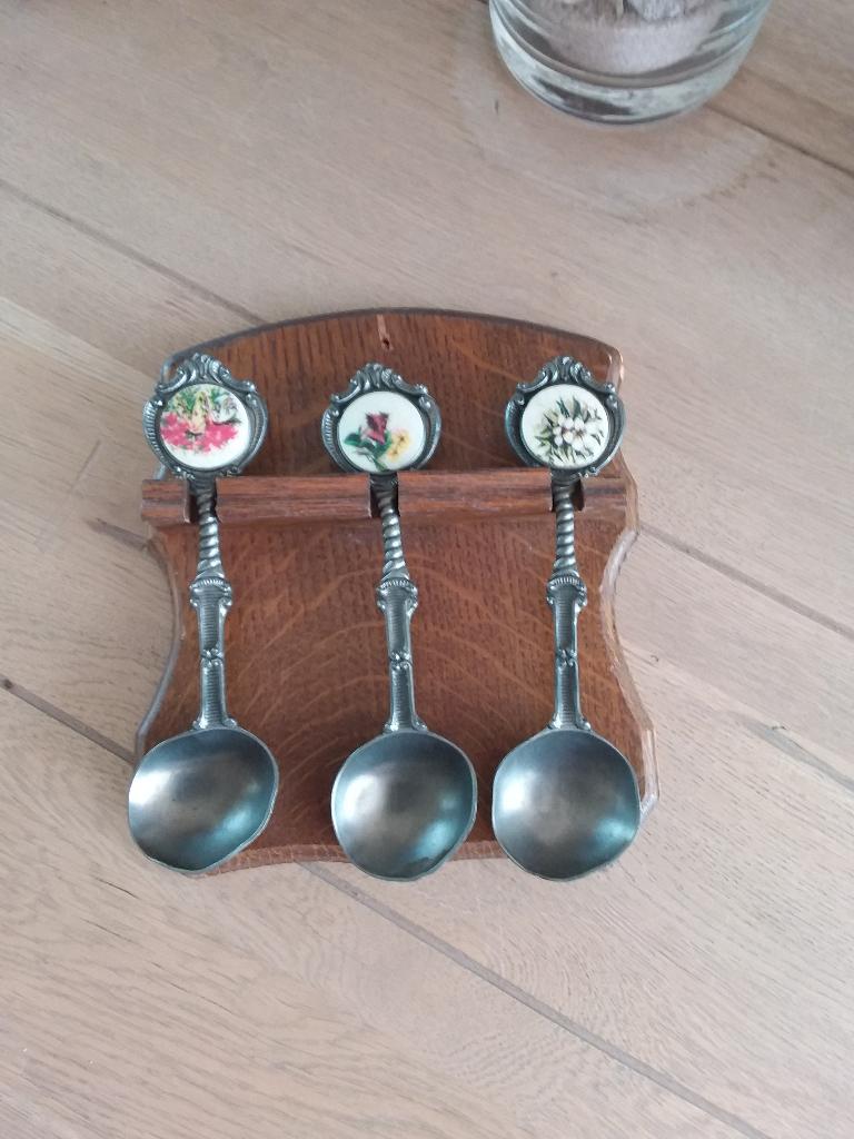 Tinnen lepeltje, Antiek en Kunst, Antiek | Tin, Ophalen of Verzenden