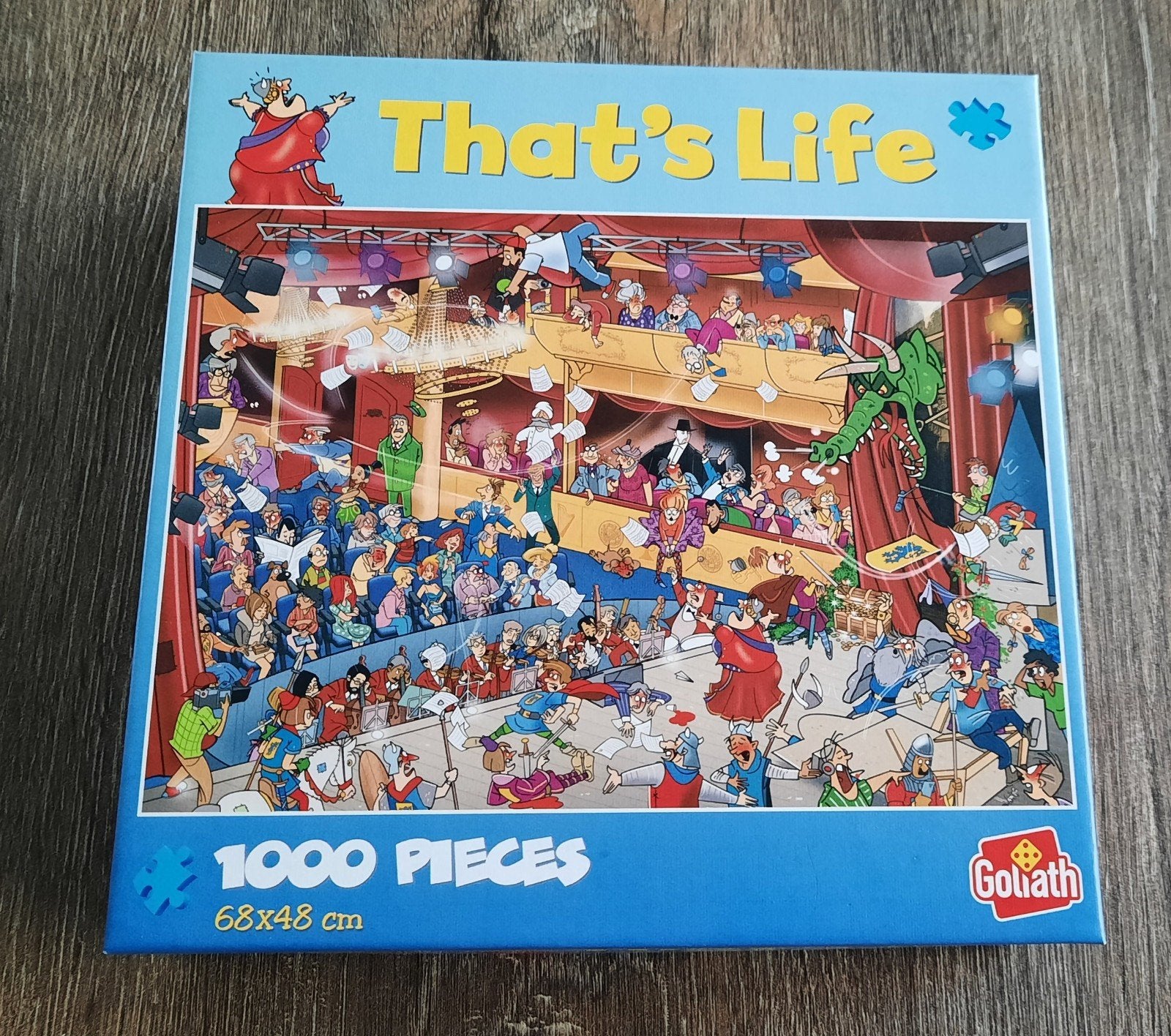 That’s Life puzzel – Theater (1000 stukjes), Ophalen of Verzenden, 500 t/m 1500 stukjes, Zo goed als nieuw, Legpuzzel