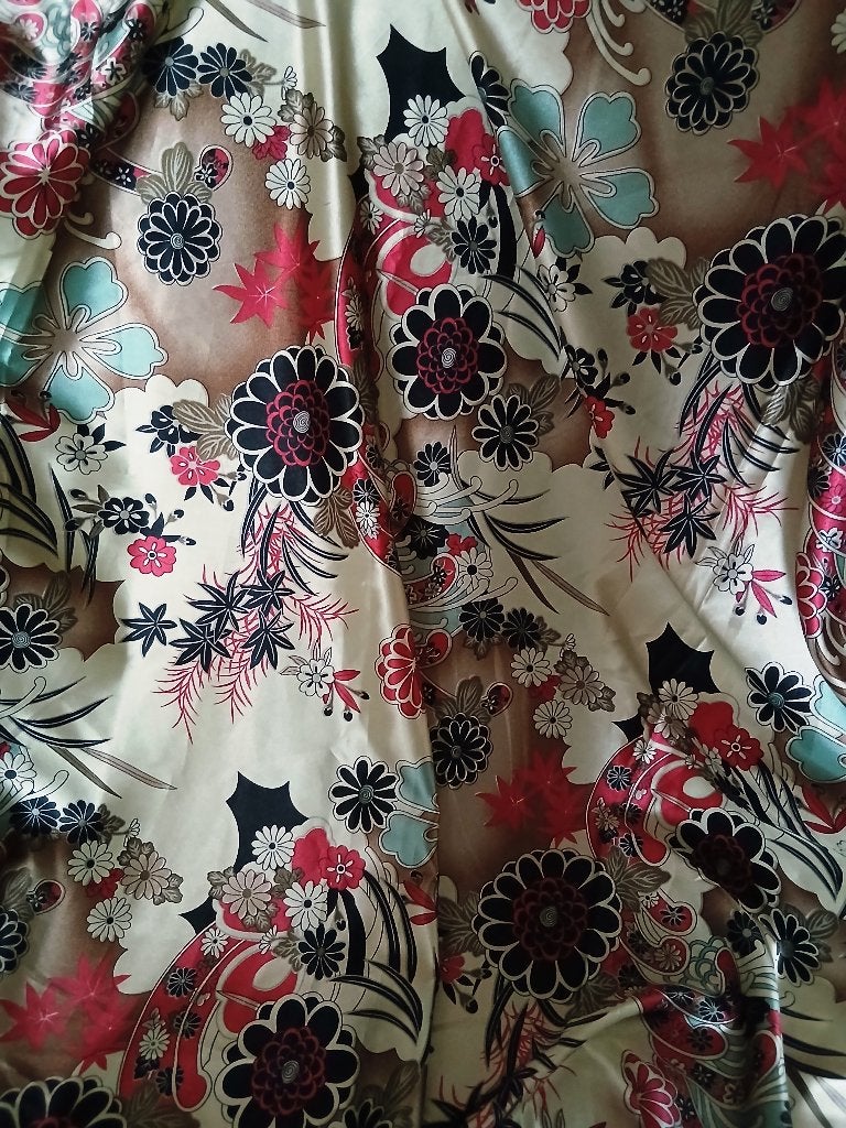 Stof, Hobby en Vrije tijd, Stoffen en Lappen, 120 cm of meer, Beige, Ophalen of Verzenden, Katoen