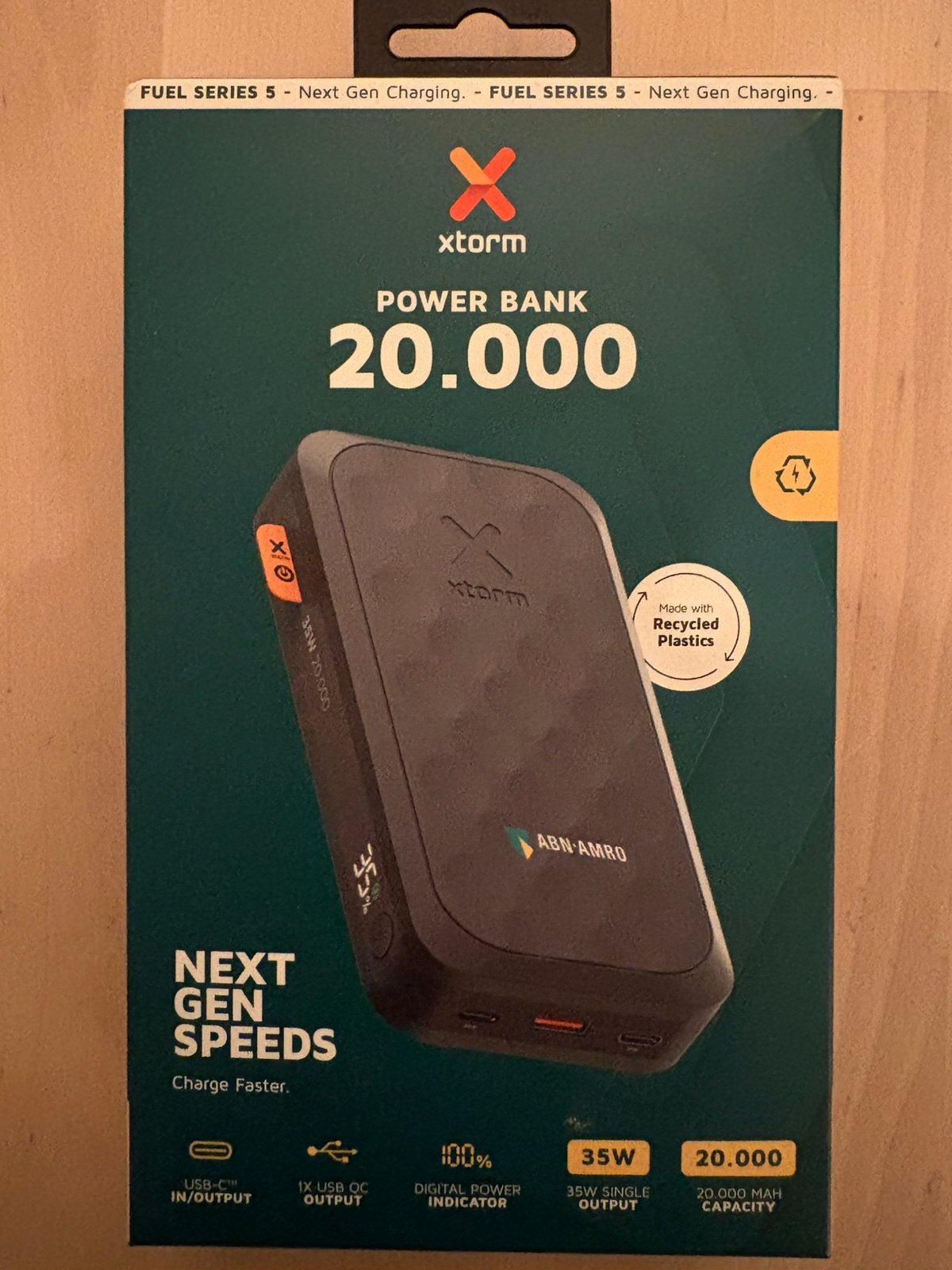 Xtorm Power Bank - Midnight Black - 20.000 mAh - Fast charge, Ophalen, Nieuw