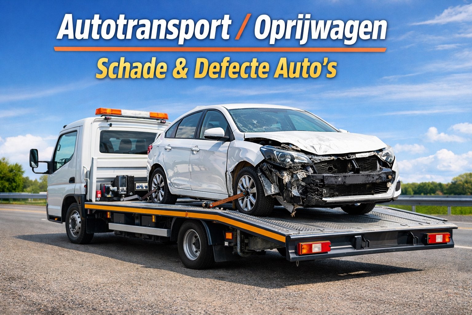 Autotransport / Oprijwagen – Schade & Defecte Auto’s, Ophalen of Verzenden