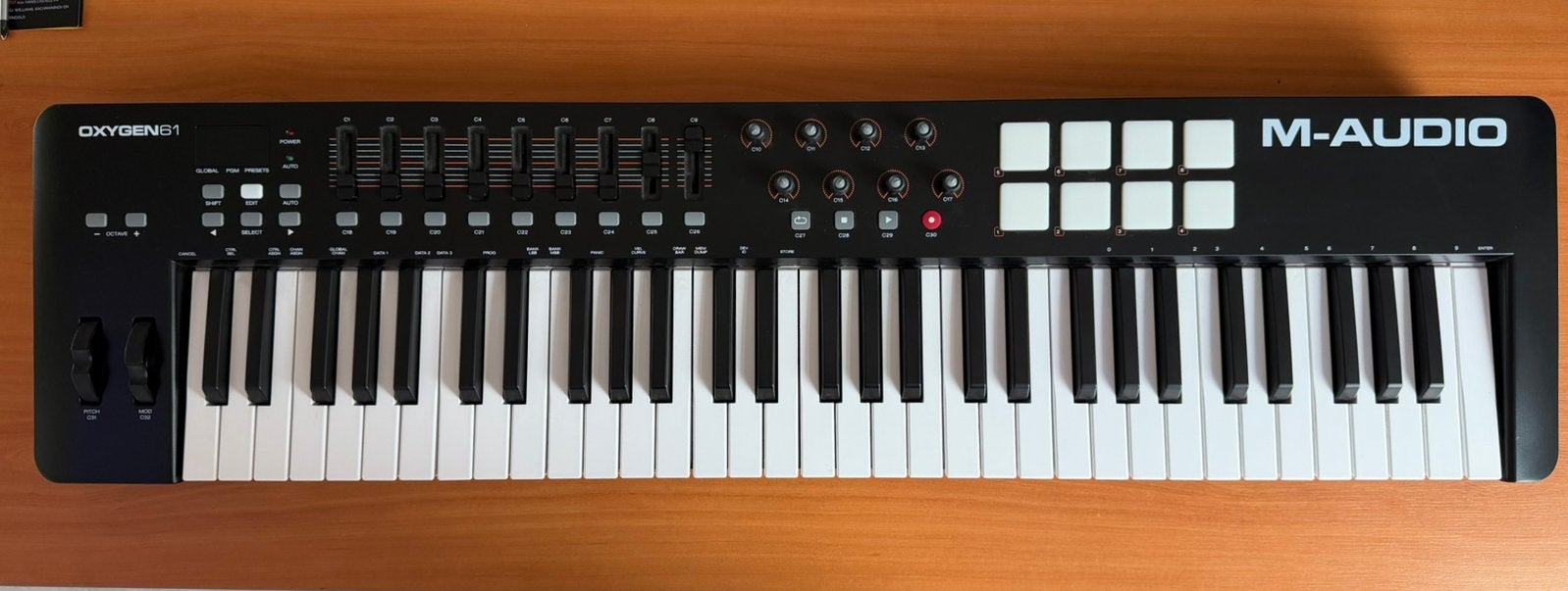 M-Audio Oxygen 61 midi keyboard controller, Ophalen of Verzenden, Zo goed als nieuw