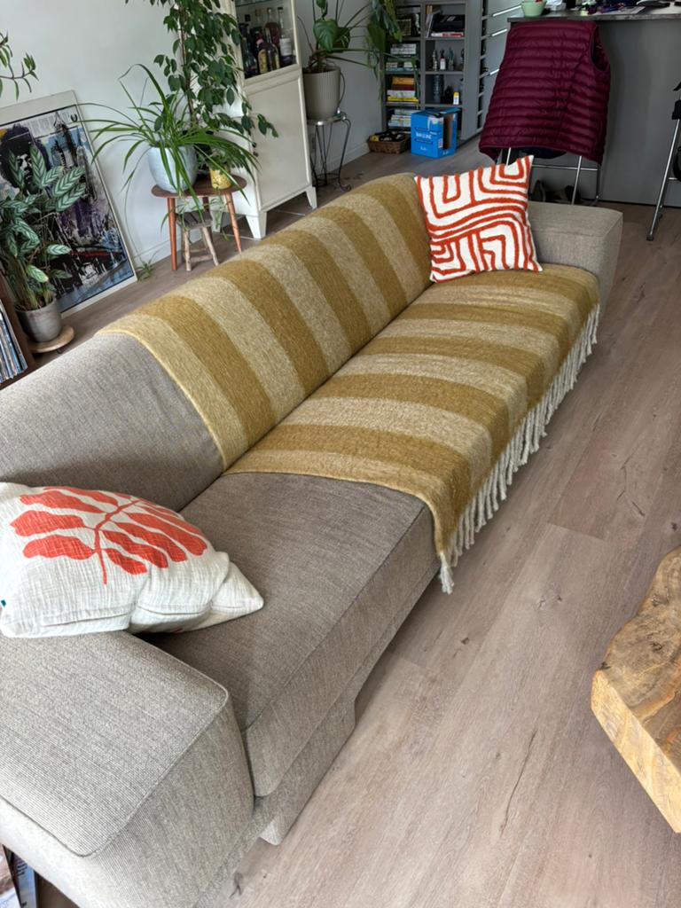 Grote 3 persoons zitbank, Huis en Inrichting, Gebruikt, Minder dan 75 cm, Driepersoons, Ophalen of Verzenden
