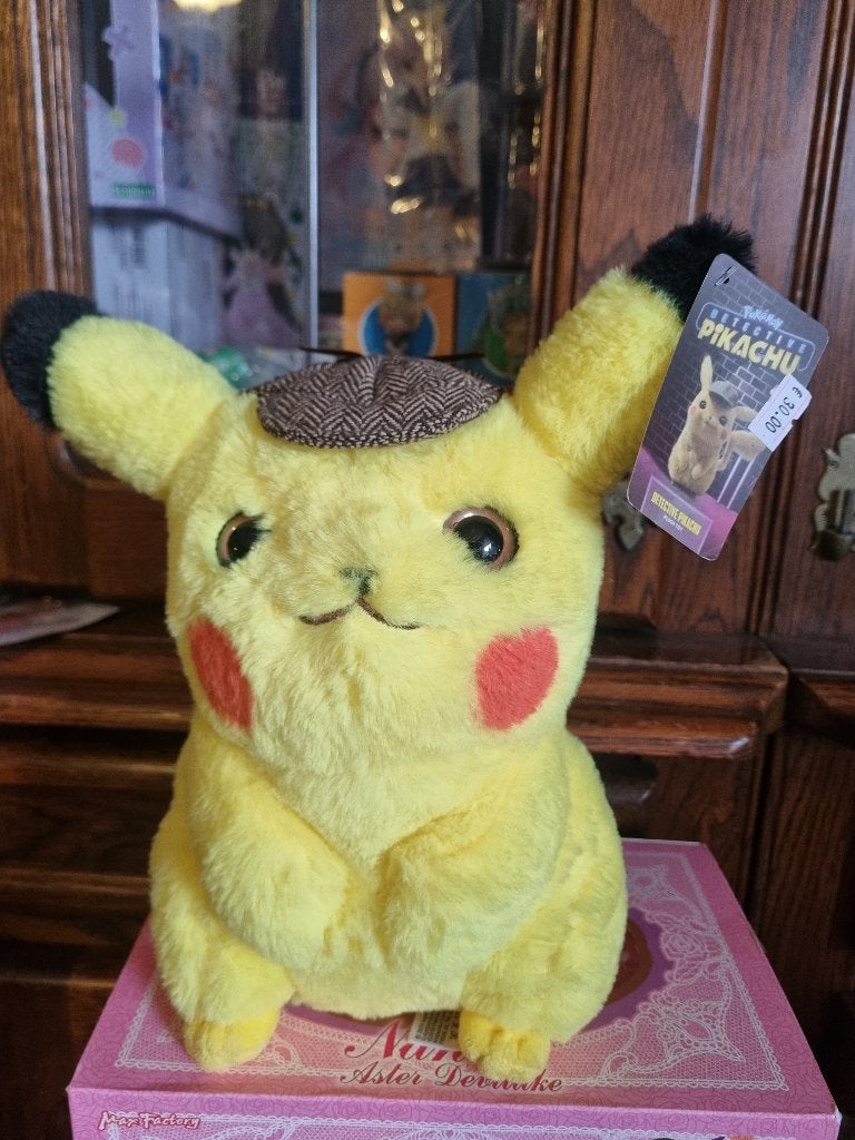 Detective Pikachu Pluche, Ophalen of Verzenden, Zo goed als nieuw