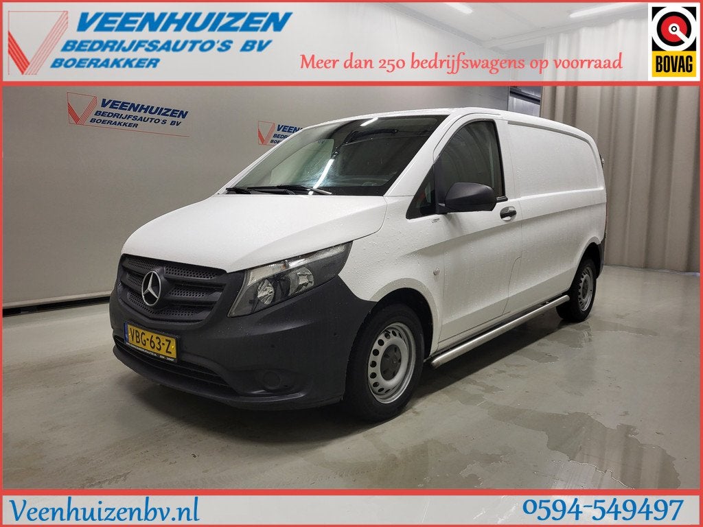 Mercedes-Benz Vito 111CDI L2/H1 Trekhaak Euro 6! (bj 2019), Voorwielaandrijving, Parkeercamera, Gebruikt, Euro 6