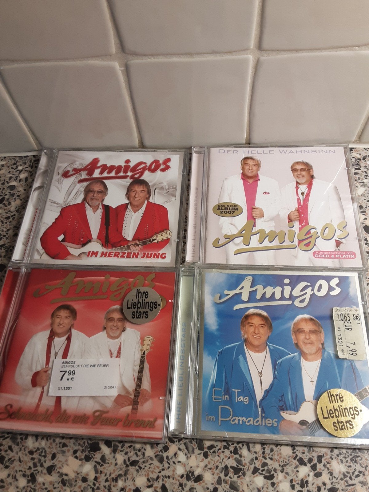 4 cd's  Duitse Schlagers. AMIGOS., Ophalen of Verzenden, Zo goed als nieuw