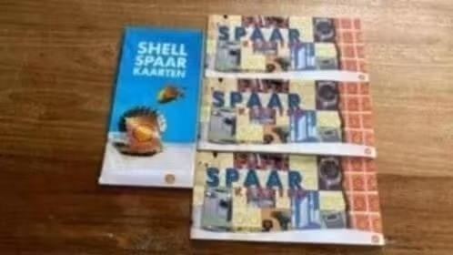 Shell spaarkaarten ( reclame), Ophalen of Verzenden, Gebruikt, Overige typen