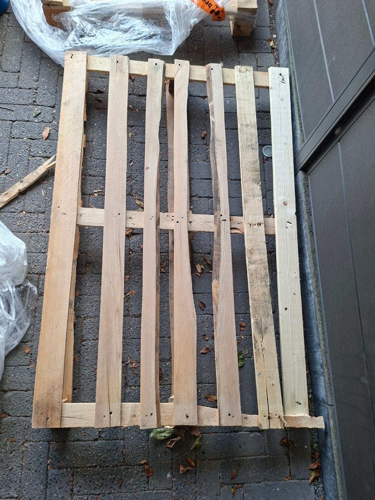 Gratis pallets, Ophalen