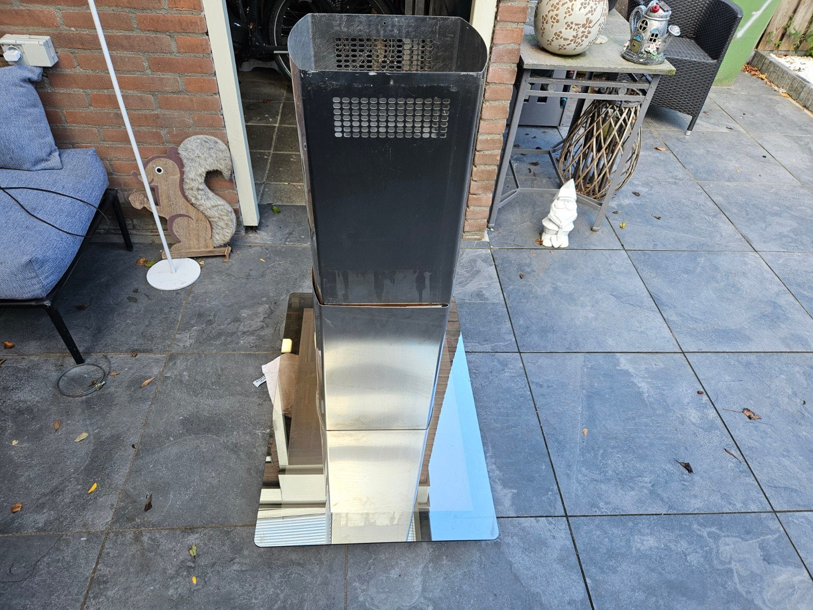 Bosch Vrijhangende Afzuigkap met Glasplaat 90x60 cm, Ophalen of Verzenden, Gebruikt, Vrijstaand, Eilandschouwkap