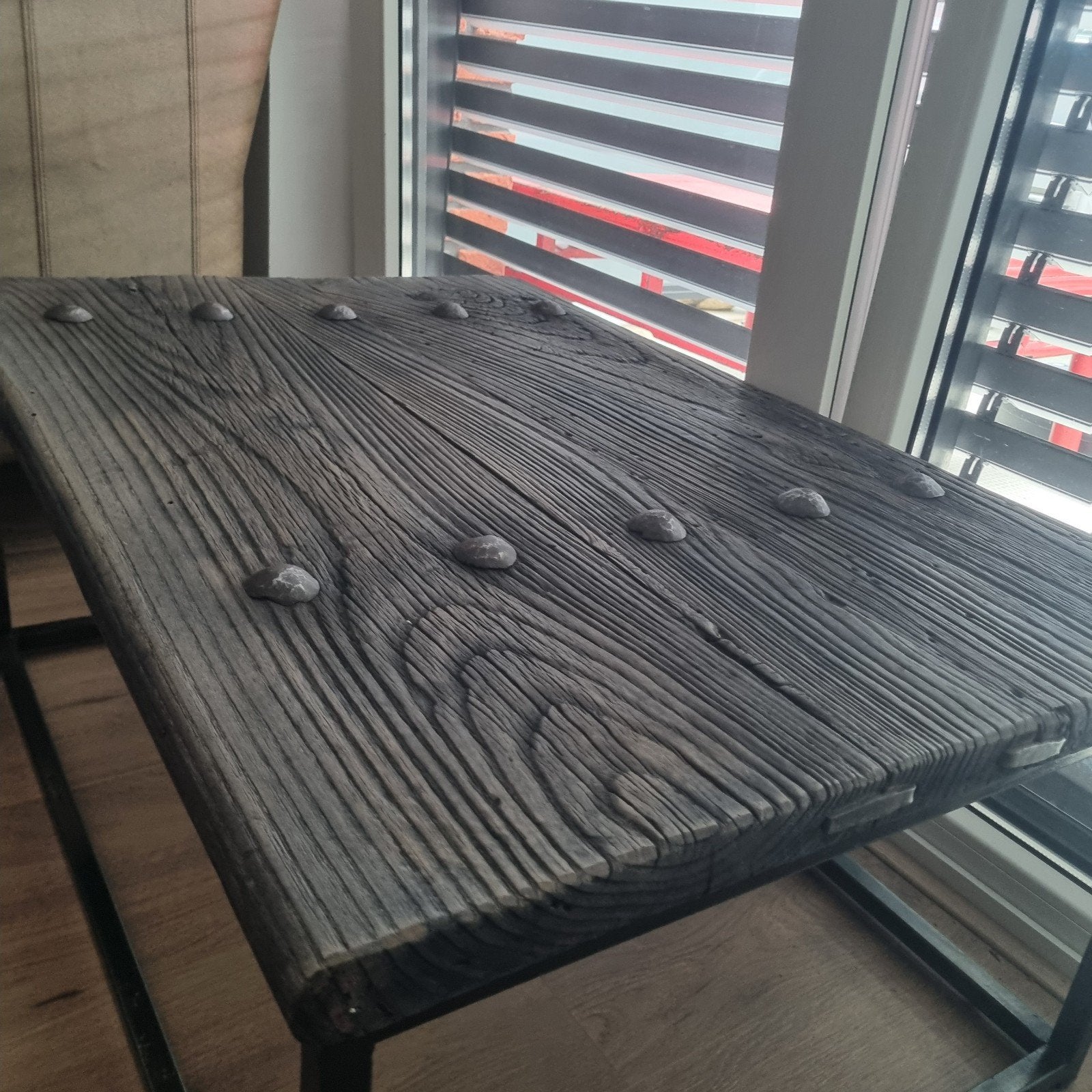 India salontafel bijzettafel sober landelijk hoffz interieur, Huis en Inrichting, Tafels | Salontafels, Gebruikt, 100 tot 150 cm