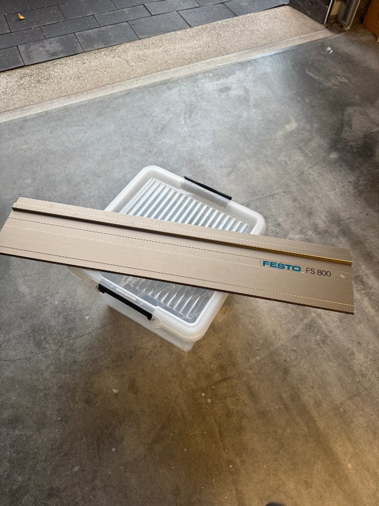 Festo FS 800 geleiderail oude model voor invalzaag, Ophalen, Gebruikt, Invalzaag, 30 tot 70 mm
