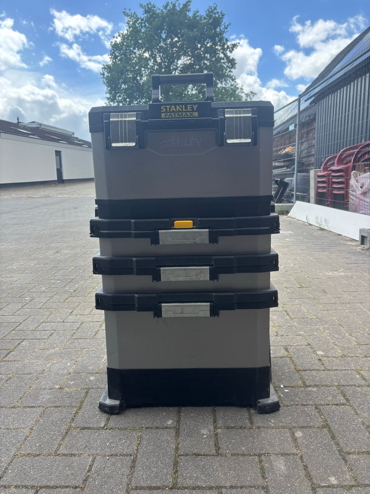 Stanley FatMax Gereedschapskoffer op Wielen, Doe-het-zelf en Verbouw, Gereedschapskisten, Ophalen, Gebruikt