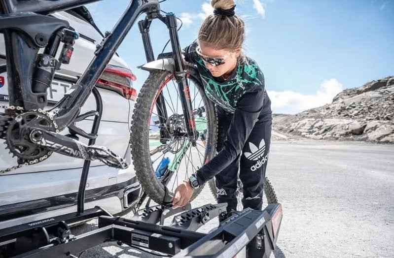 Fietsendrager Yakima FoldClick 3EVO - 3x E-Bike - Kantelbaar, Auto diversen, Elektrische fiets, Nieuw, Ophalen of Verzenden, 2 fietsen
