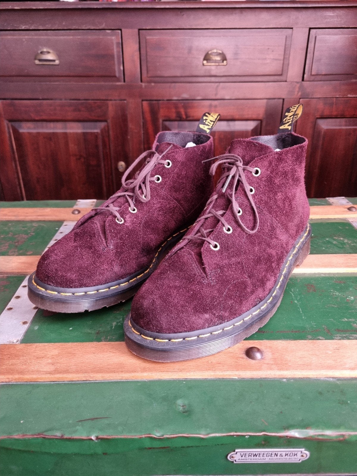 Dr. Martens Suède Maat 46, Overige kleuren, Boots, Ophalen of Verzenden, Zo goed als nieuw