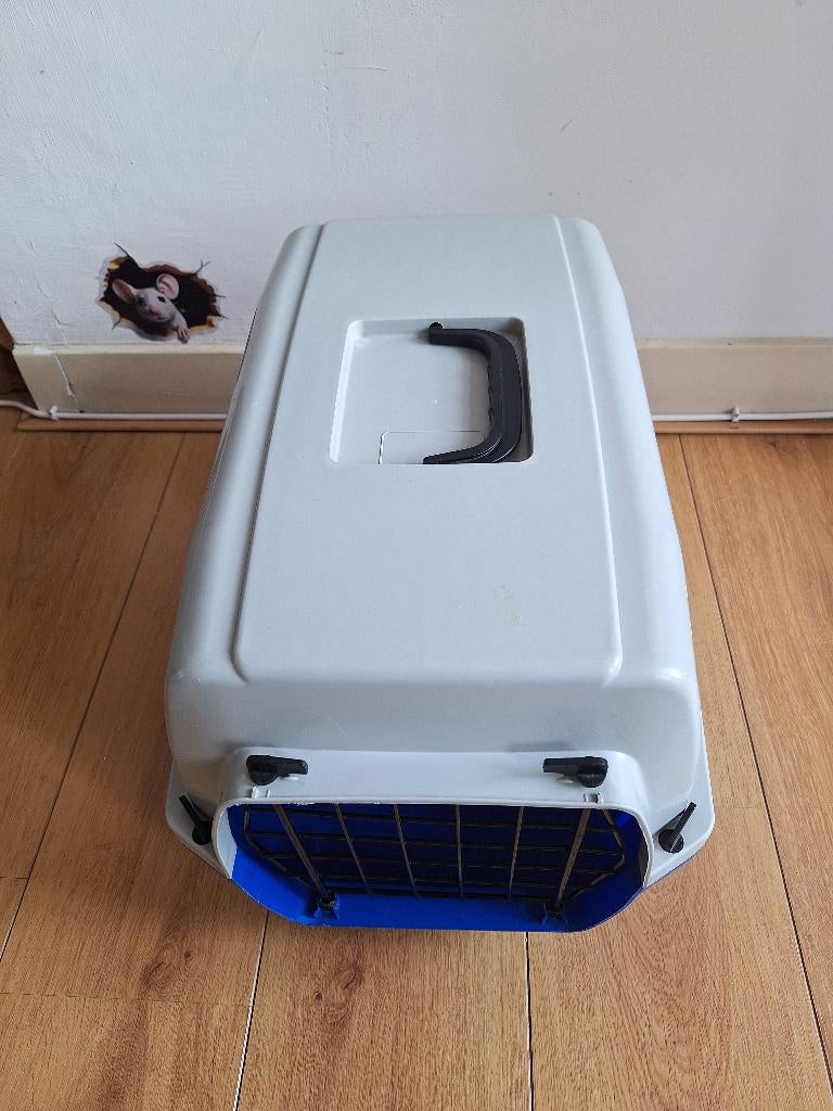 Stevige reismand / kattenvervoersbox / transportbox, Ophalen, Zo goed als nieuw