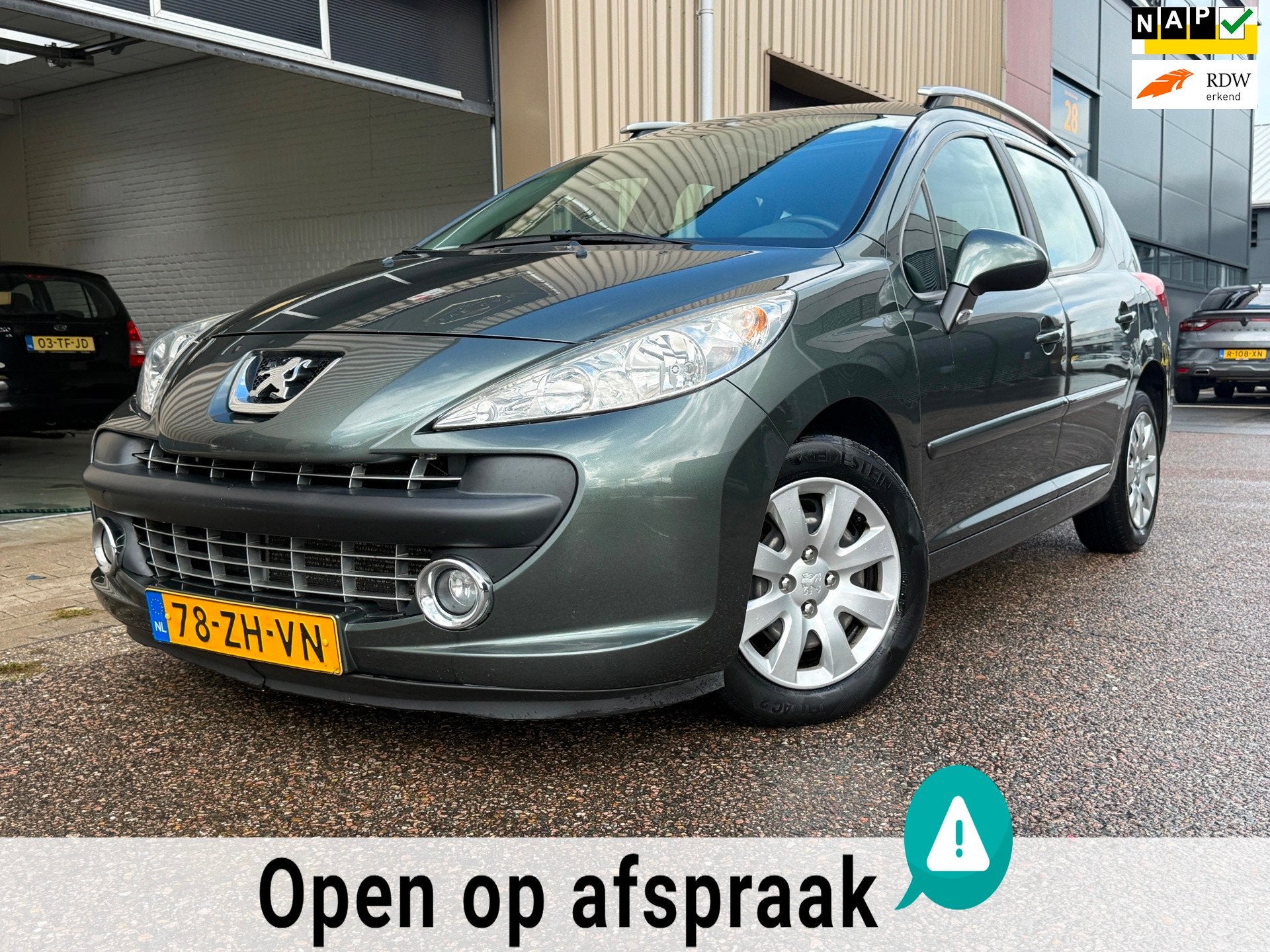 Peugeot 207 SW 1.6 VTi XS PANO PDC AUTOMAAT, Auto's, Dealer onderhouden, Gebruikt, Huisgarantie, 4 cilinders