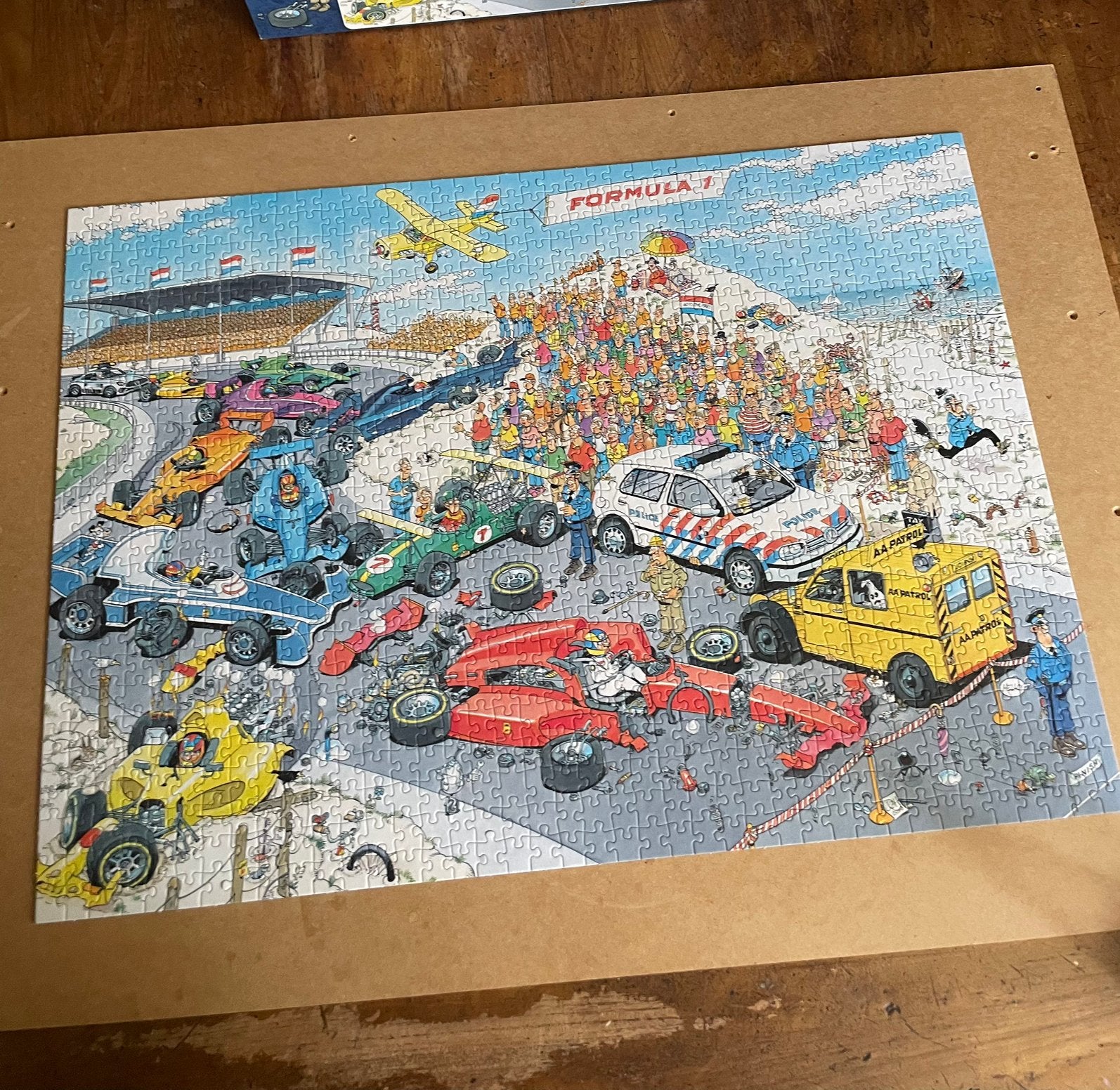 Jan van haasteren 1000 stukjes, Ophalen of Verzenden, 500 t/m 1500 stukjes, Zo goed als nieuw, Legpuzzel