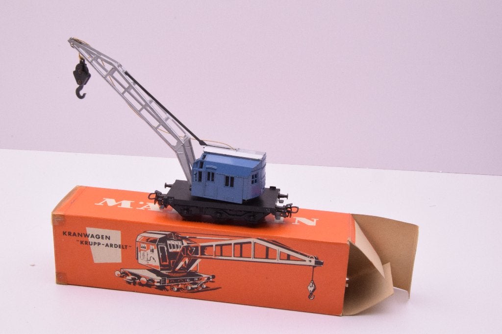 Krupp- Ardelt  kraanwagen  Marklin, Wisselstroom, Wagon, Ophalen of Verzenden, Zo goed als nieuw