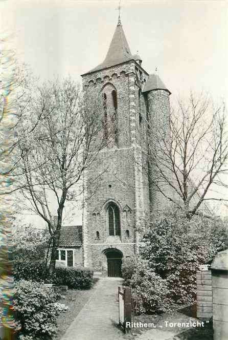 301-405-015 Ritthem Torenzicht, Verzenden, Voor 1920, Zeeland