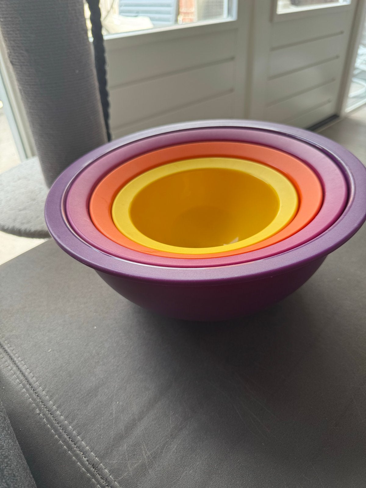 Set van 4 gekleurde bakjes/kommen, Ophalen, Kunststof, Meerkleurig, Overige typen