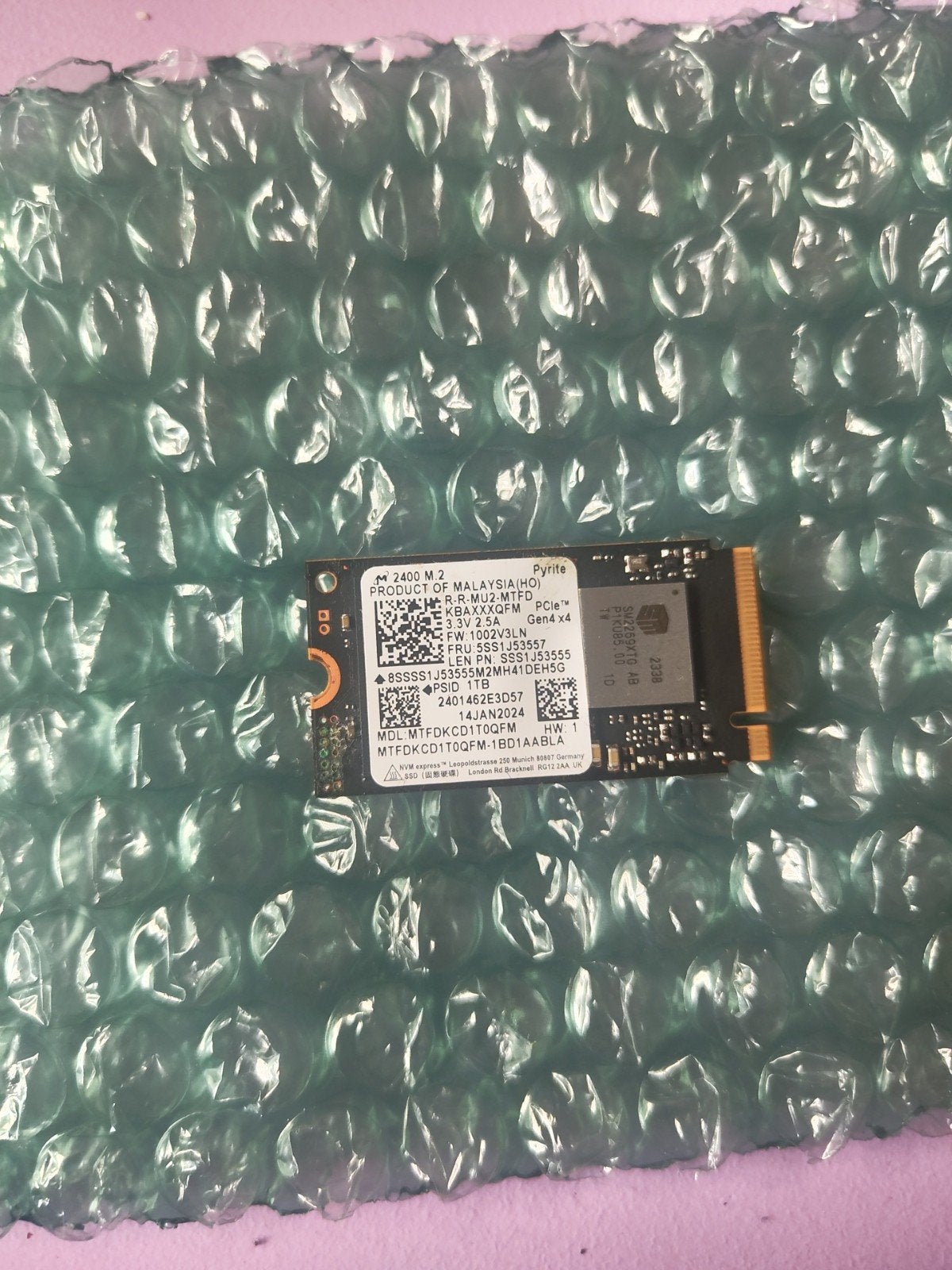 1 TB PCIe SSD - Perfect voor laptop of desktop upgrade, Computers en Software, Harde schijven, Ophalen of Verzenden
